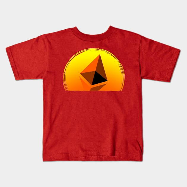 The Rise Of The Ethereum Kids T-Shirt by CryptoTextile